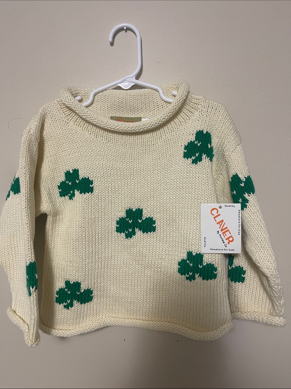 Children’s Boutique Shamrock Rollneck Sweater